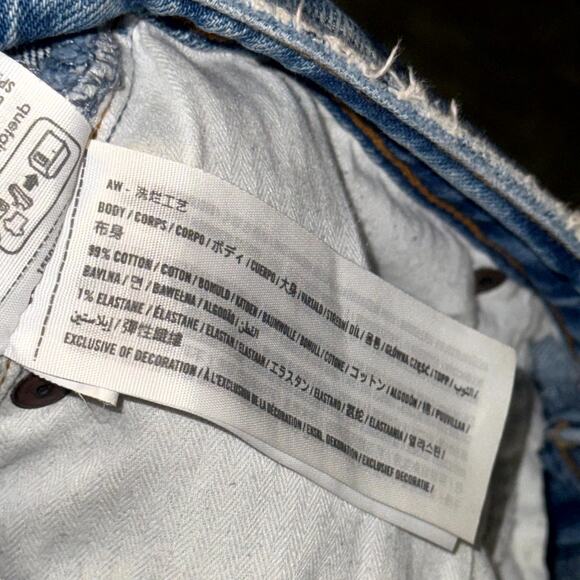 Abercrombie & Fitch The '90s Relaxed Jeans Women's 27/4R Blue Denim Straight Leg - Picture 5 of 9